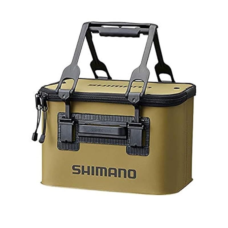 シマノ(SHIMANO) 釣り用バケツ・バッカン バッカンEV BK-016Q 33cm カーキ 1