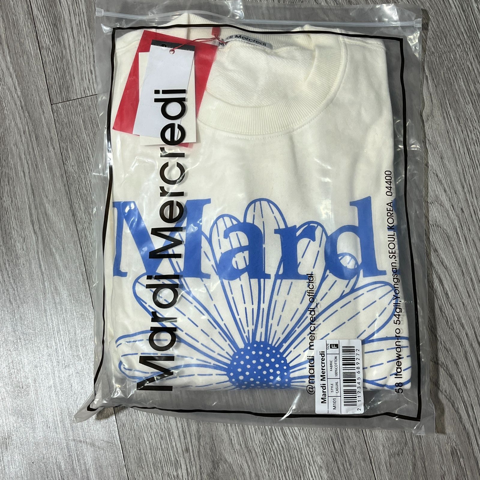 新品未使用】Mardi Mercredi マルディメクルディトレーナー スウェット