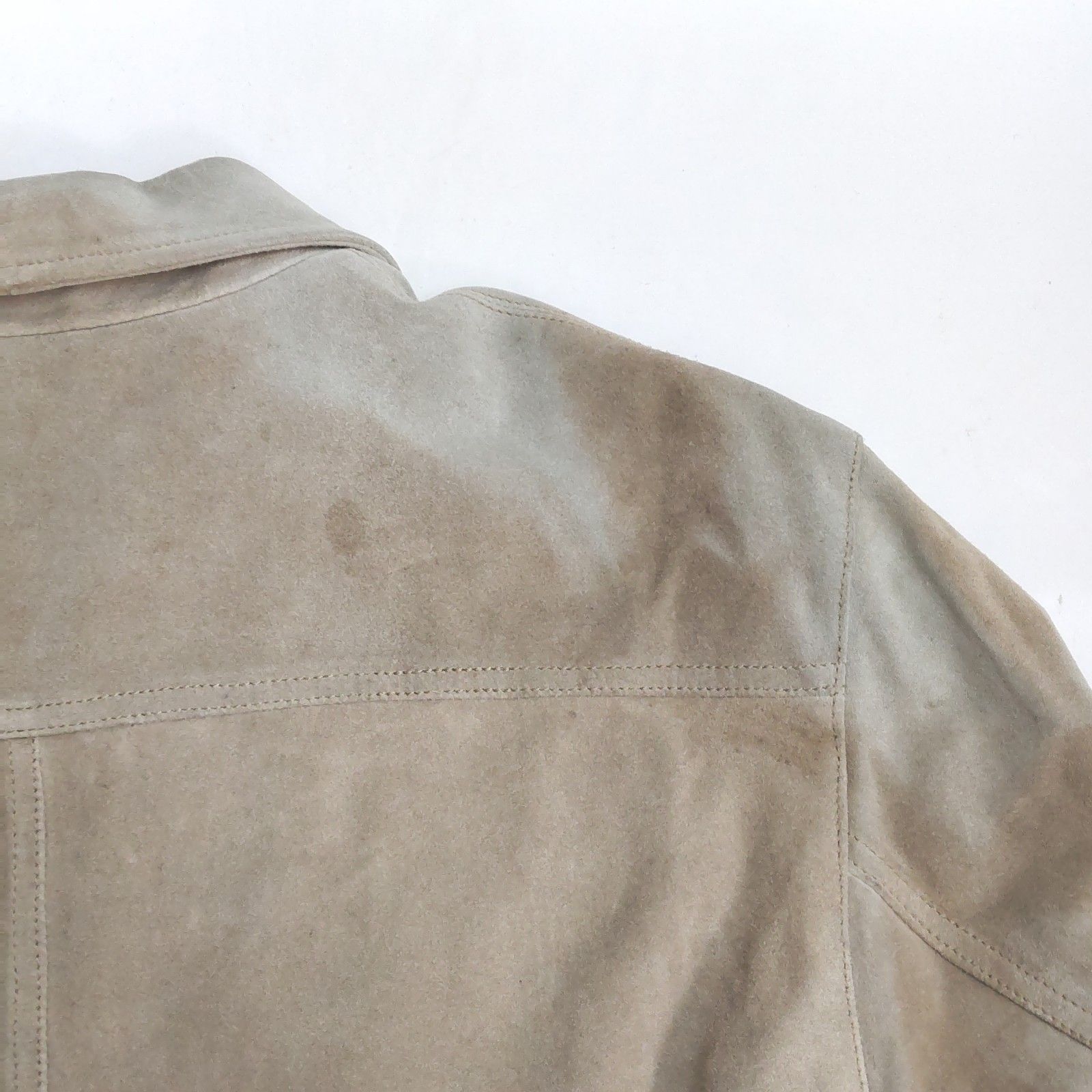 ARMANI JEANS ベージュ ジャケット ARMANI JEANS - ARMANI JEANS アルマーニ ジーンズ スエード