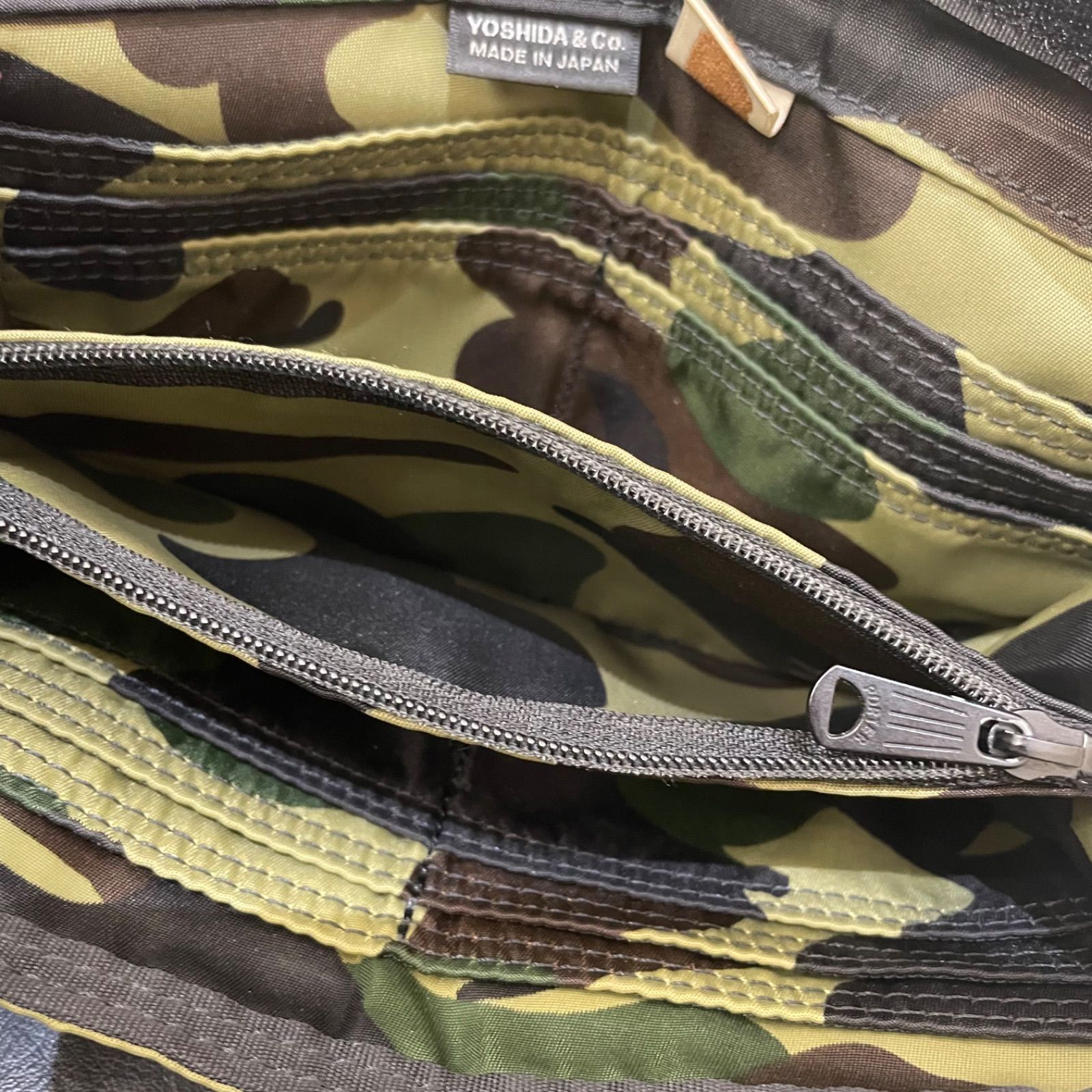 A BATHING APE アベイシングエイプ × PORTER ポーター CAMO LONG