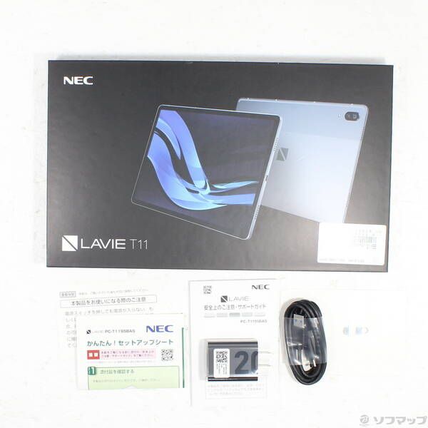 NEC T1195/BAS 128GB シルバー 中古 Androidタブレット - メルカリ