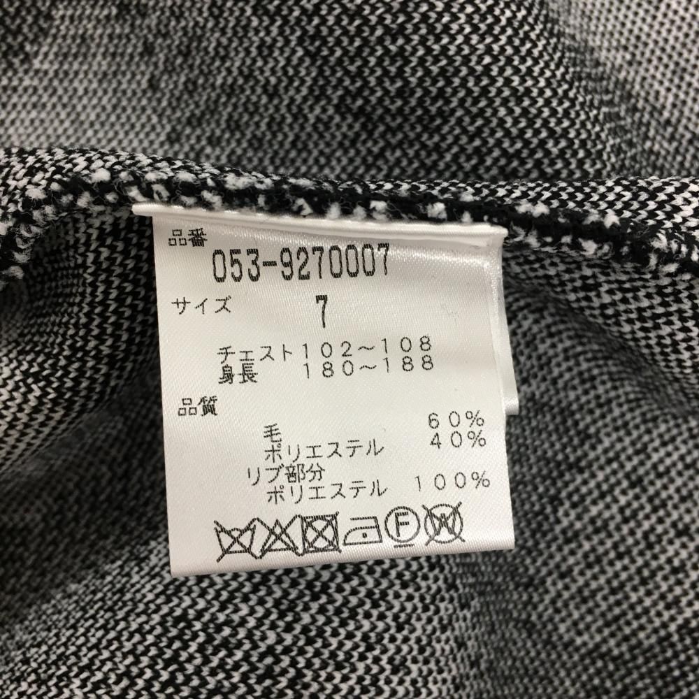 新品】パーリーゲイツ セーター 黒×白 カモフラ 迷彩 ニット メンズ 7