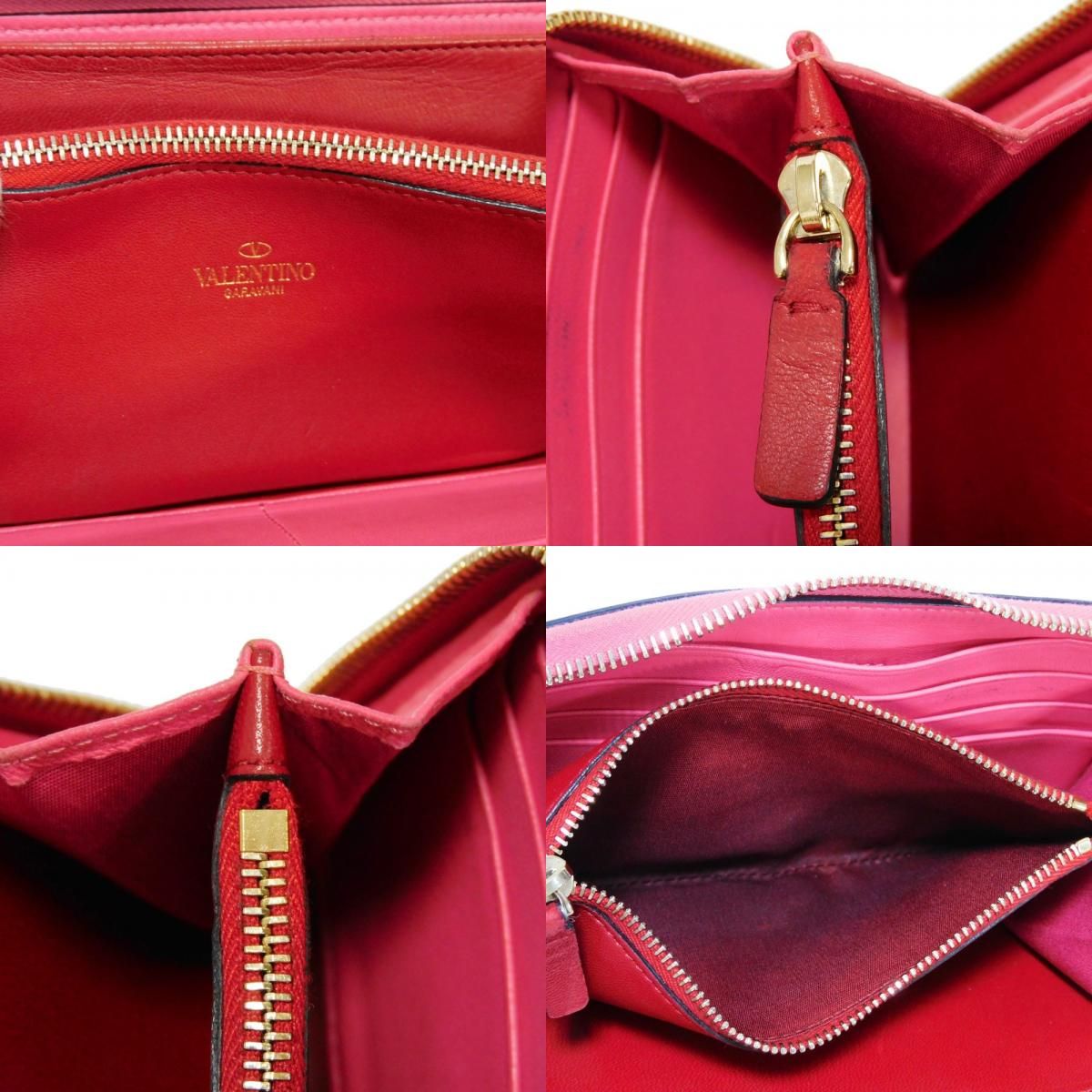 VALENTINO ヴァレンティノ ロックスタッズ キルティング ジップ 