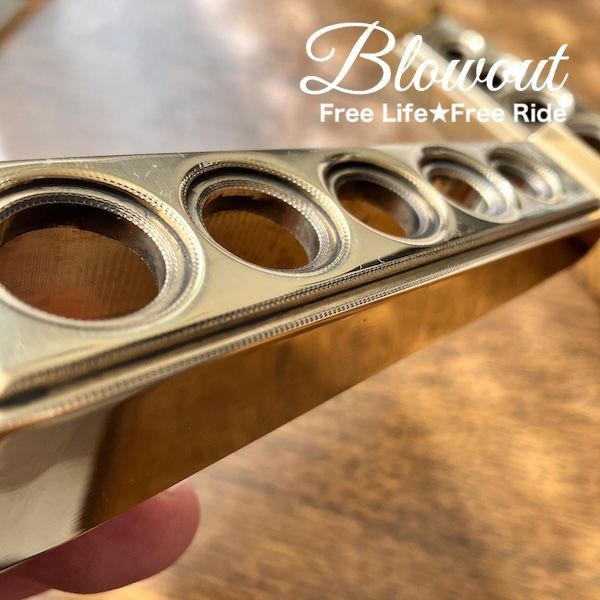 Blowout ブラス フットペグ ハーレー ショベル ビンテージ パン ナックル チョッパー AMF フランダース 真鍮 BRASS MERCADOAVALIA_COM_BR