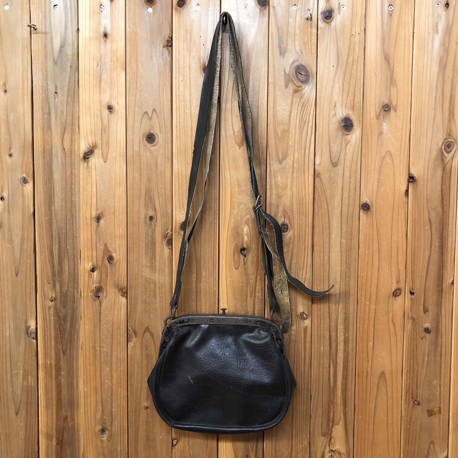 ヴィンテージ品 1981年 車掌鞄 列車 ショルダーバッグ レザーバッグ