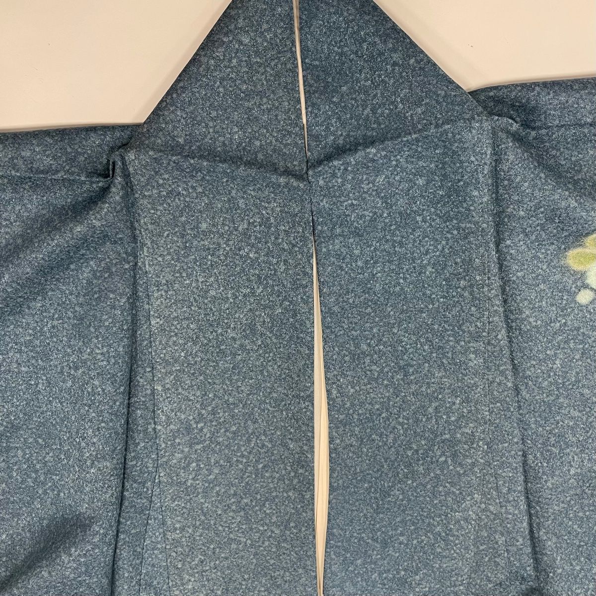 着用少ない！辻が花＊総柄＊ブルーグレー＊紋無し＊訪問着＊