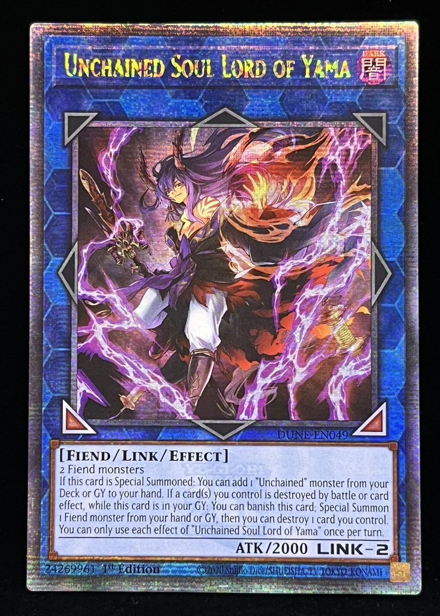 遊戯王 英語 北米版 破械神王ヤマ 25thシークレット 1st