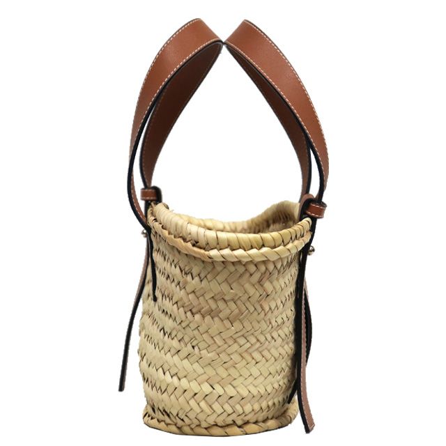 LOEWE かごバッグ ナチュラル　ヤシの葉 ロエベ LOEWE かごバッグ スモール ヤシの葉 × レザー ナチュラル
