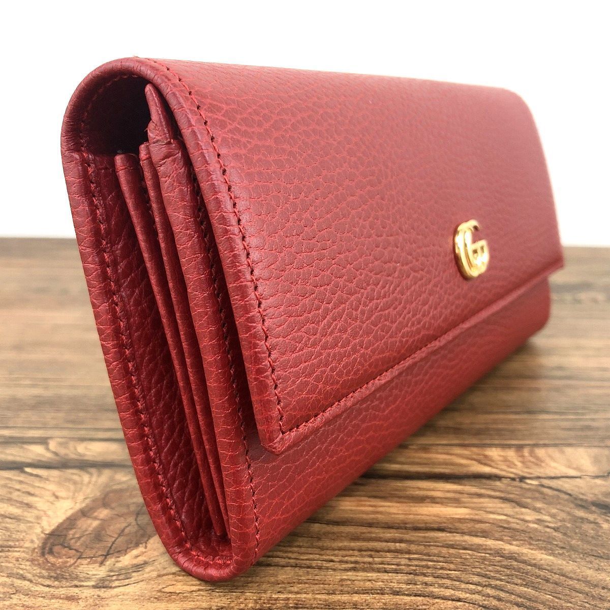 未使用品 GUCCI 長財布 456116 プチマーモント 254-