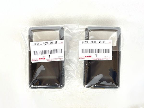 トヨタ 純正 AE86 インナー ドア ベゼル カローラ レビン トレノ MR2 JDM TOYOTA LEVIN TRUENO MR2 Genuine Inside Door Bezel RH LH ナビ T255
