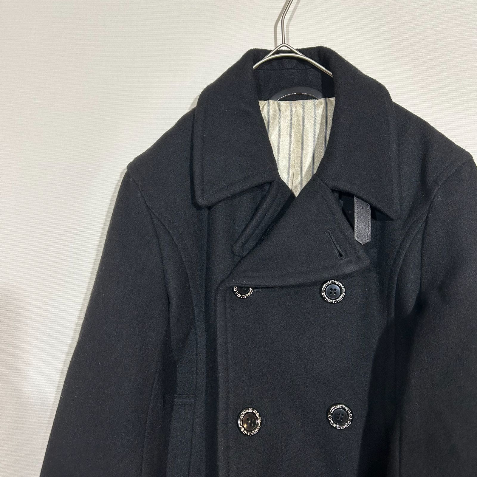 Pherrow's フェローズ Pコート ネイビー 36 ショート丈 肉厚