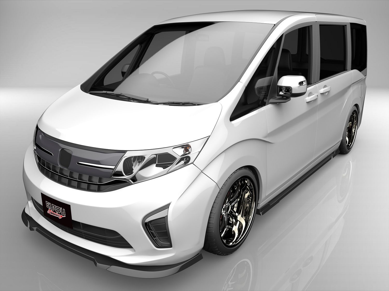 ステップワゴン RP6 RP7 RP8 フロントアンダースポイラー エアロパーツ ※説明文を必ずお読みください。