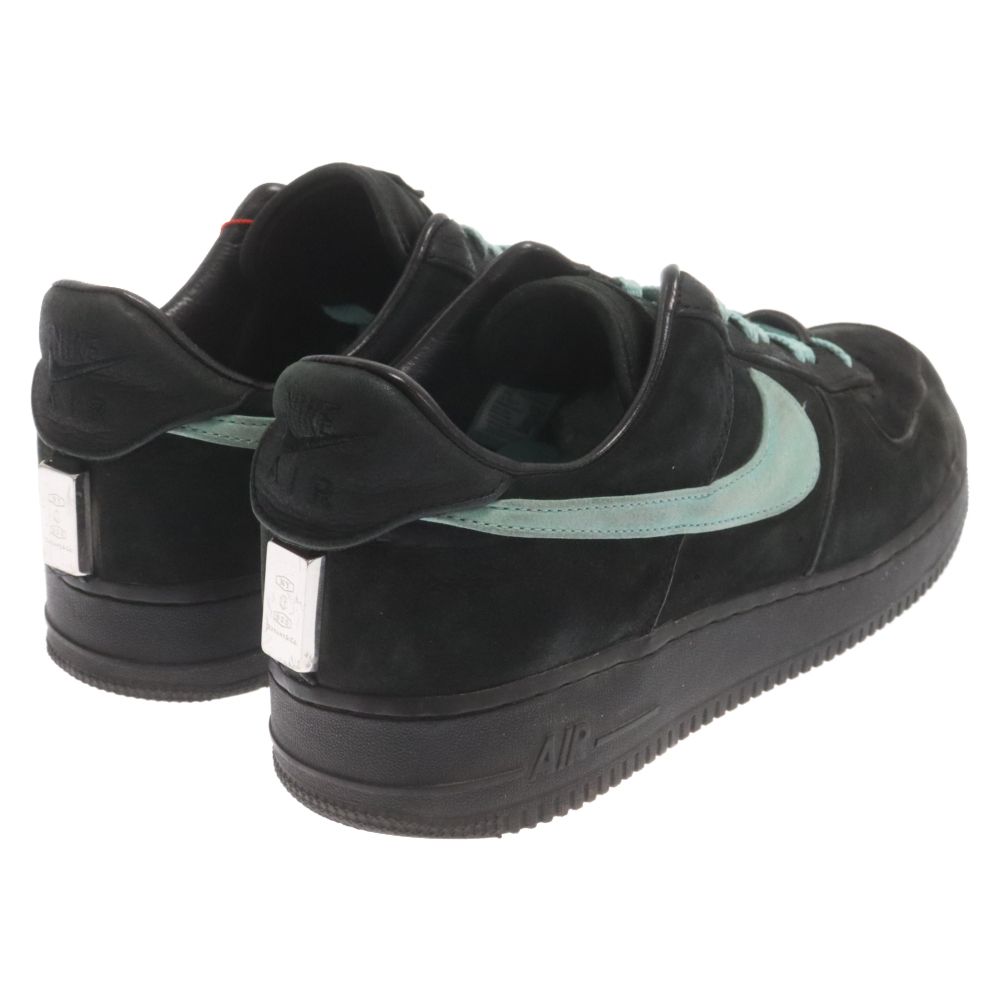 NIKE (ナイキ) ×TIFFANY&CO AIR FORCE 1 LOW 1837 BLACK ティファニー エアフォース1 ローカットスニーカー ブラック/ブルー US11/29.0cm DZ1382-001