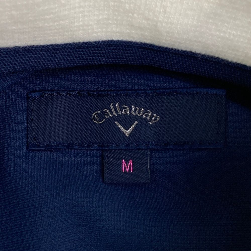 サイズ：M CALLAWAY キャロウェイ ジップ 長袖ジャケット ホワイト系