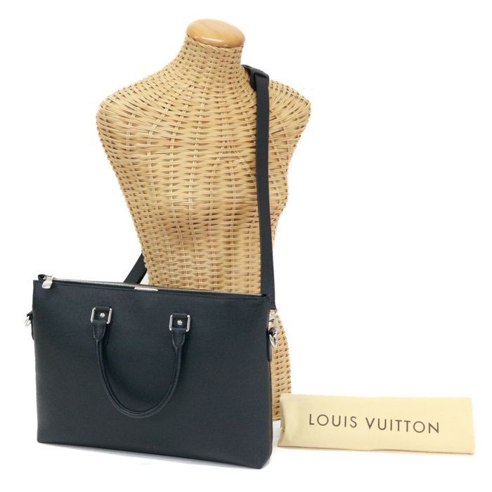 ルイヴィトン LOUIS VUITTON アントン ブリーフケース タイガ (レザー 