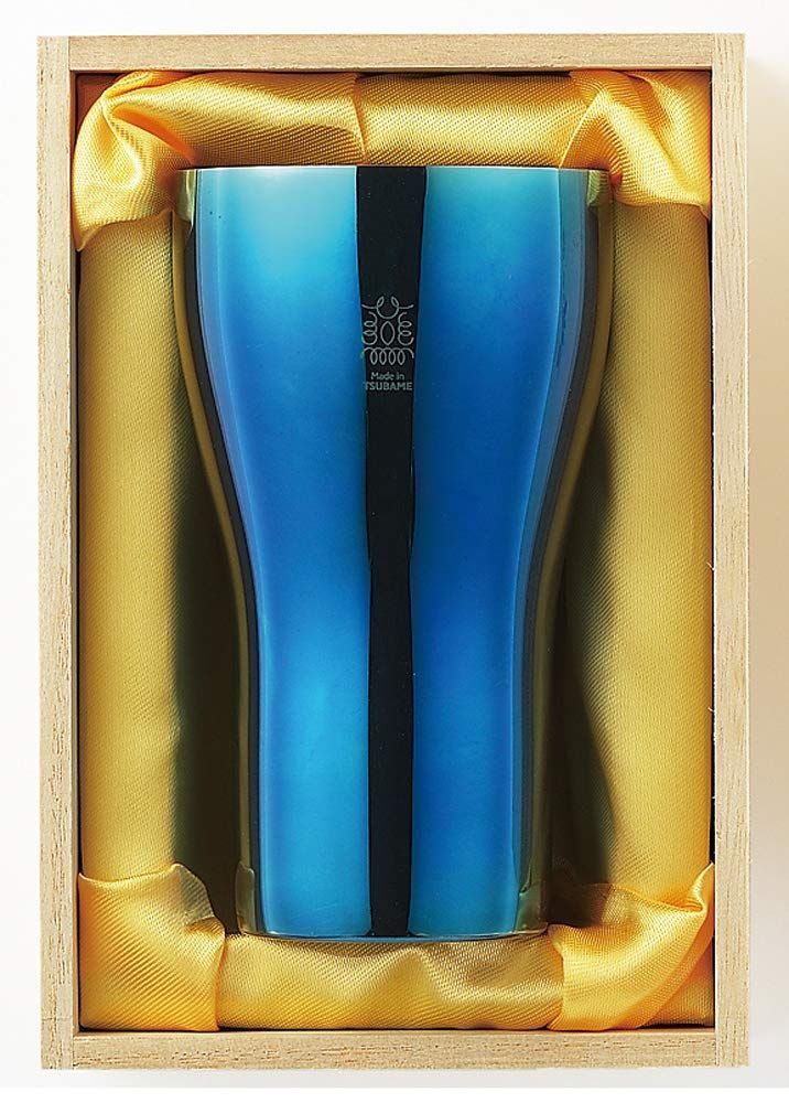 タンブラー ブルー 440ml タマハシ 碧銀古美 ぎんふるみ 18-8ステンレス AO-03