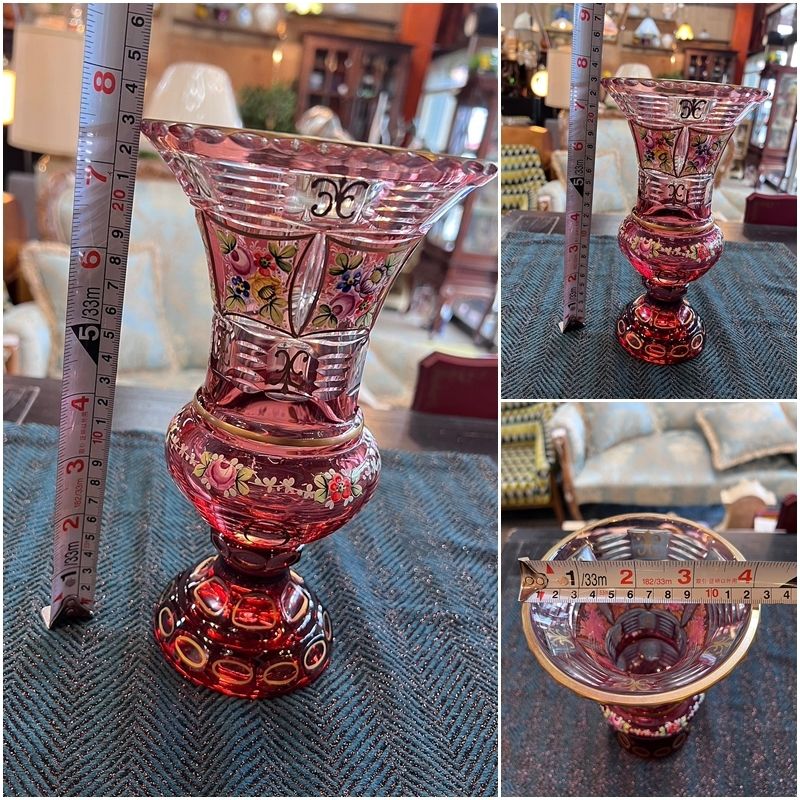 ミッドセンチュリー　ヴィンテージムラーノガラス　花瓶　オブジェ ミッドセンチュリー ヴィンテージムラーノガラス 花瓶 オブジェ - メルカリ