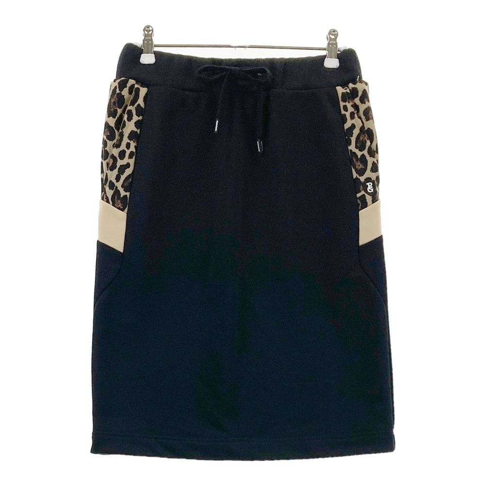 サイズ 0 PEARLY GATES パーリーゲイツ スカート レオパード柄 ブラック系 240101542262 ゴルフウェア レディース ストスト