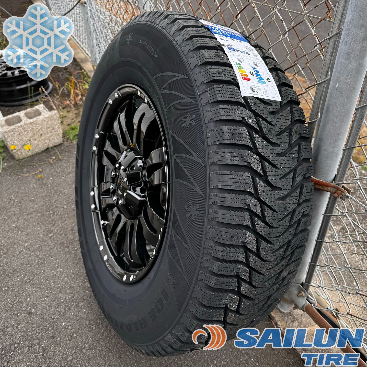 265/70R/17 スタッドレス2023年製4本セットホイールセット
