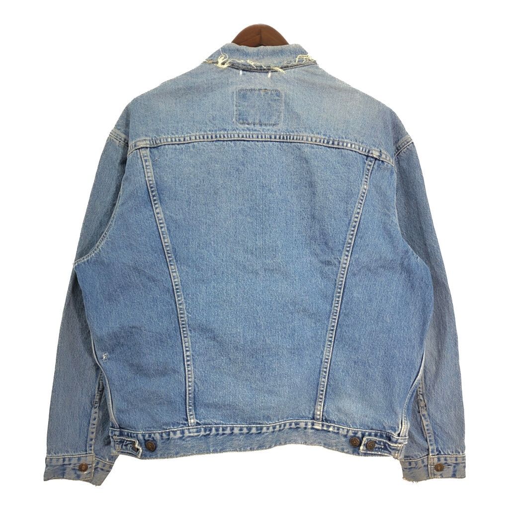 90s イタリア製 LEVIS 70503 02 デニム ジャケット L 古着 古着 90年代 リーバイス Levis 70503-02 先染め ブラック デニム