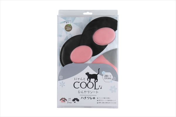 3セット にゃんとクールなひんやりシート ハチワレ柄 原田産業 熱中症 冷却