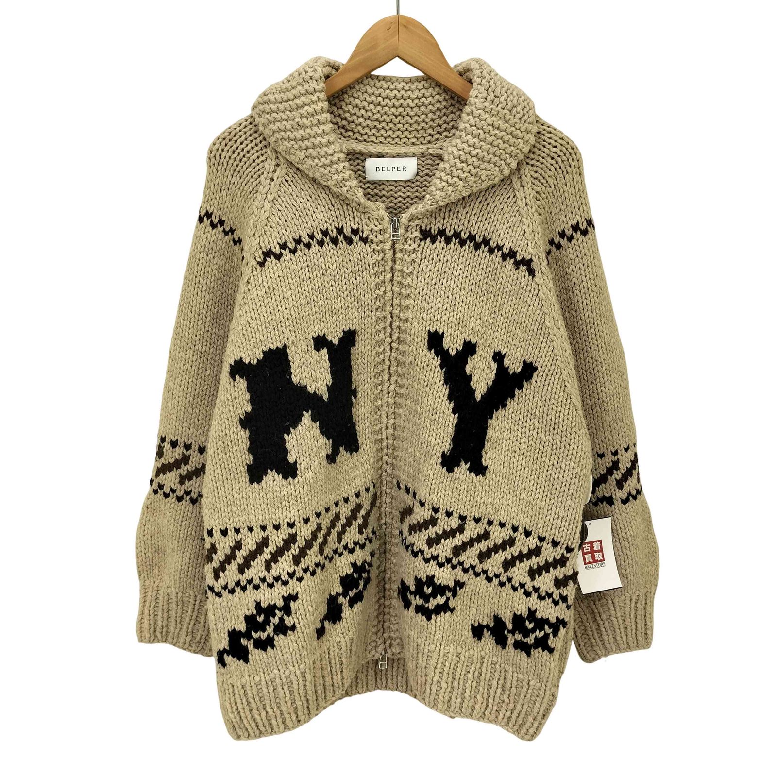 BELPER(ベルパー) 22AW COWICHAN KNIT JACKET カウチン ニット ジャケット 中古 古着 0824 ベルパー BELPER 22AW COWICHAN KNIT JACKET カウチン ニット