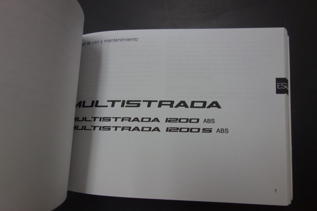 DUCATI ドゥカティ ムルティストラーダ 1200 S ABS 配線図付き 英語