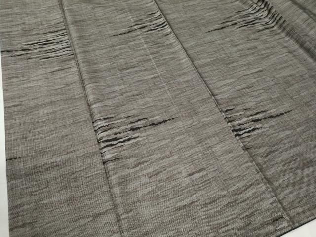 平和屋着物○本場大島紬 9マルキ 泥染め 霞文 三越扱い 反端付き 正絹