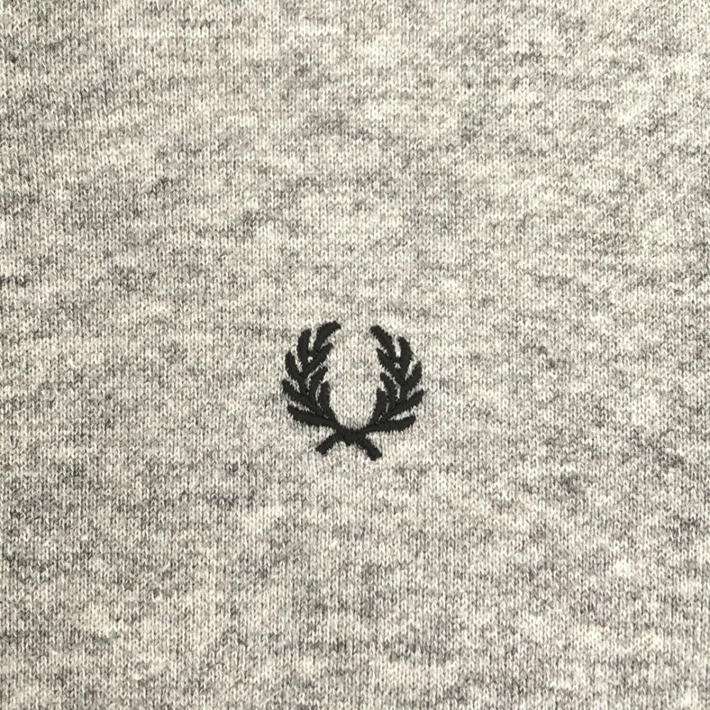 フレッドペリー 長袖 スウェットパーカー 10 グレー FRED PERRY プルオーバー トレーナー サイドスリット レディース