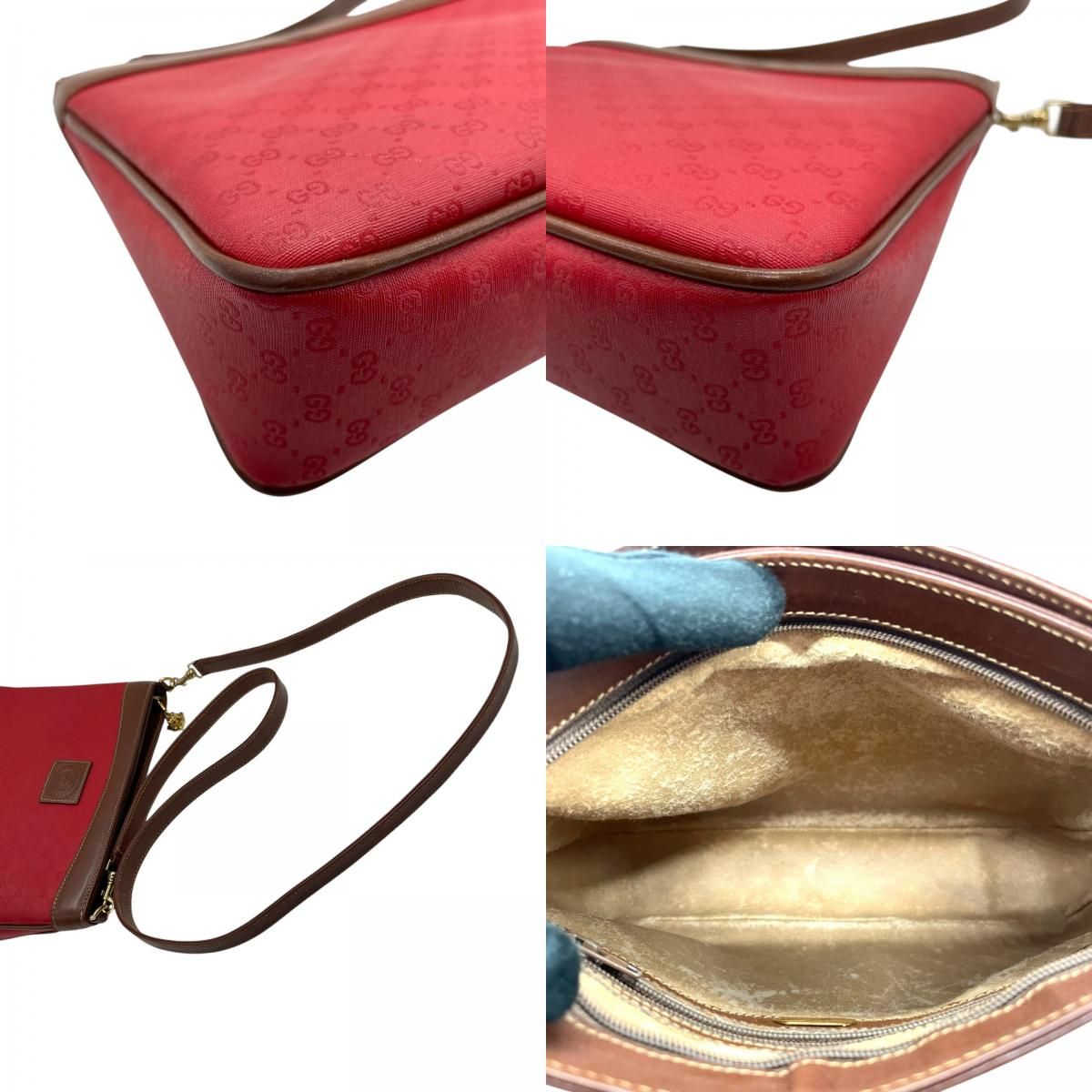美品・希少】GUCCI グッチ マイクロGG ショルダーバッグ クロス