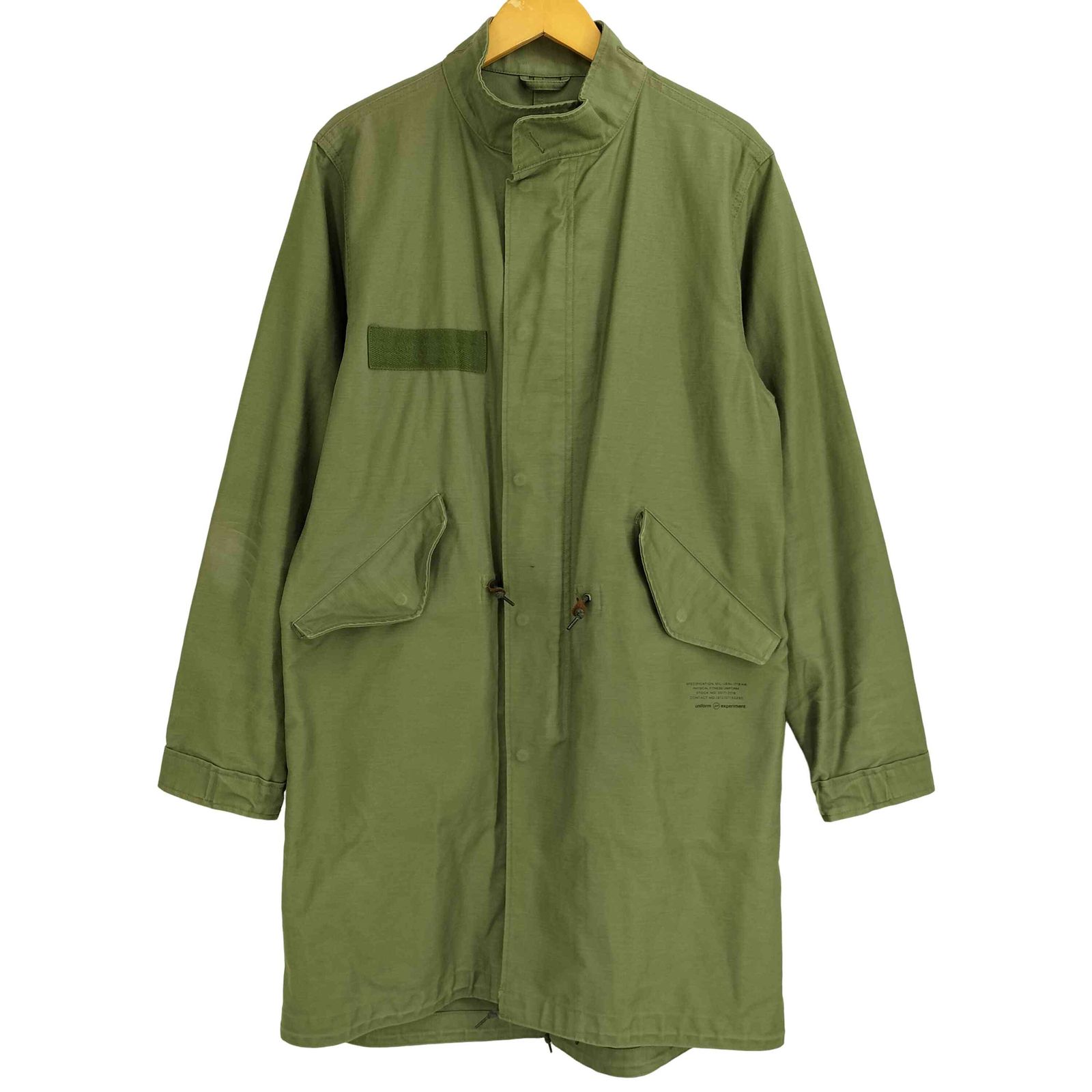 ユニフォームエクスペリメント uniform experiment 17aw UEN MILITARY STAND COLLAR COAT メンズ 4