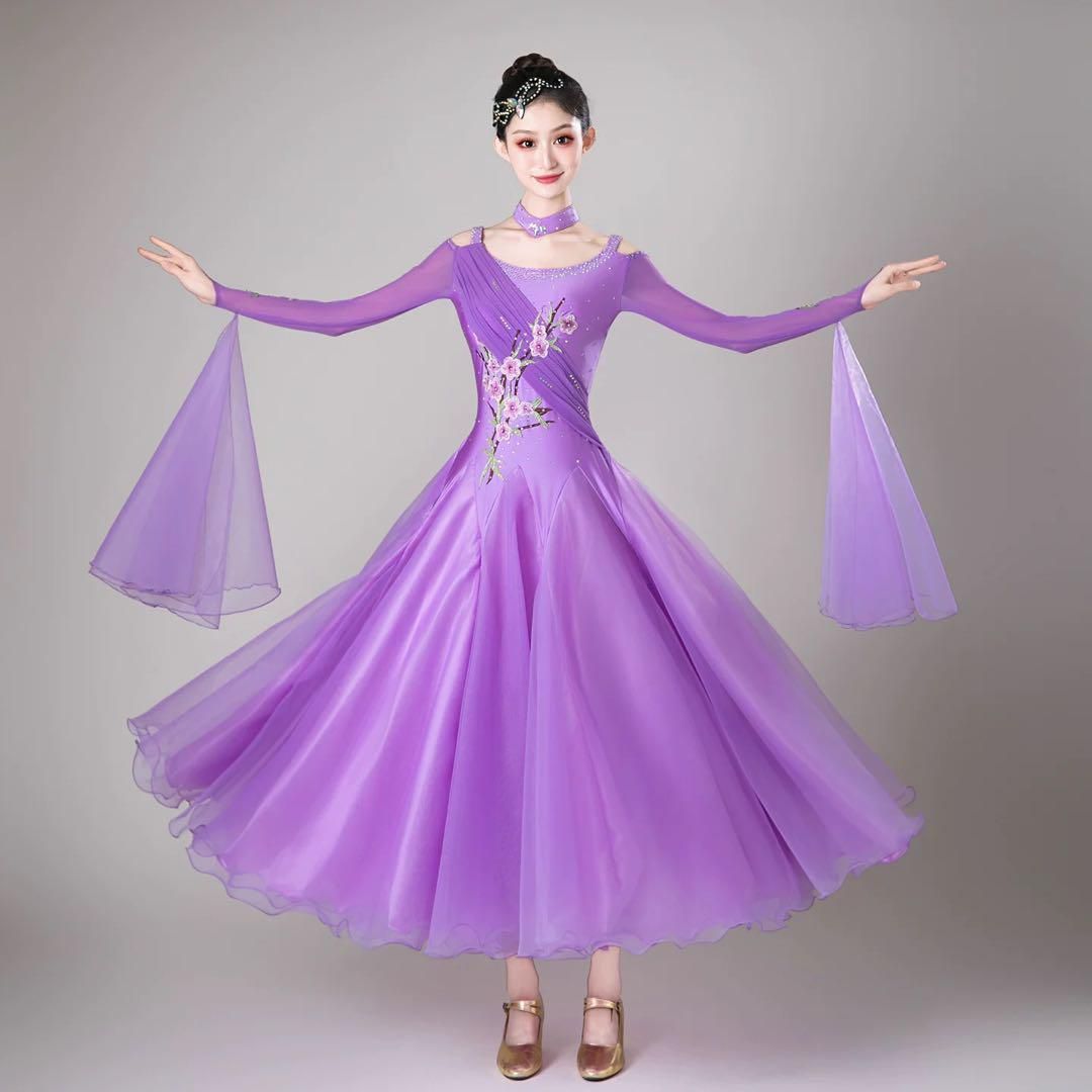 ♥ 競技会に最適 ストーン付きスタンダードドレス発表会やデモにも