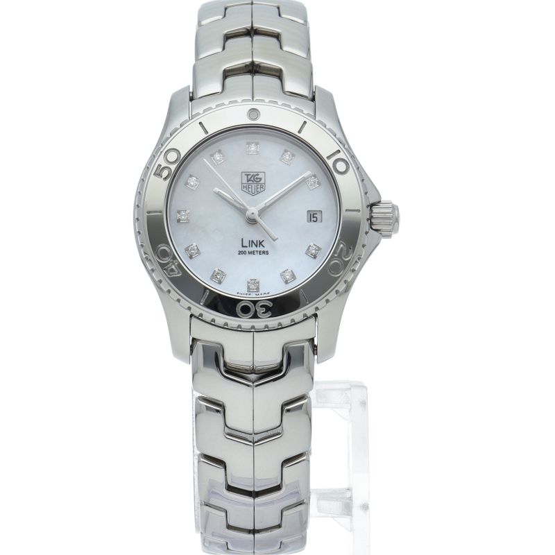 タグ・ホイヤー リンク レディース時計 11Pダイヤ シェル WJ1319  