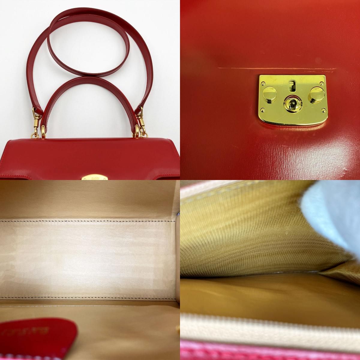美品 GUCCI グッチ レディロック ショルダーバッグ ハンドバッグ 2WAY 