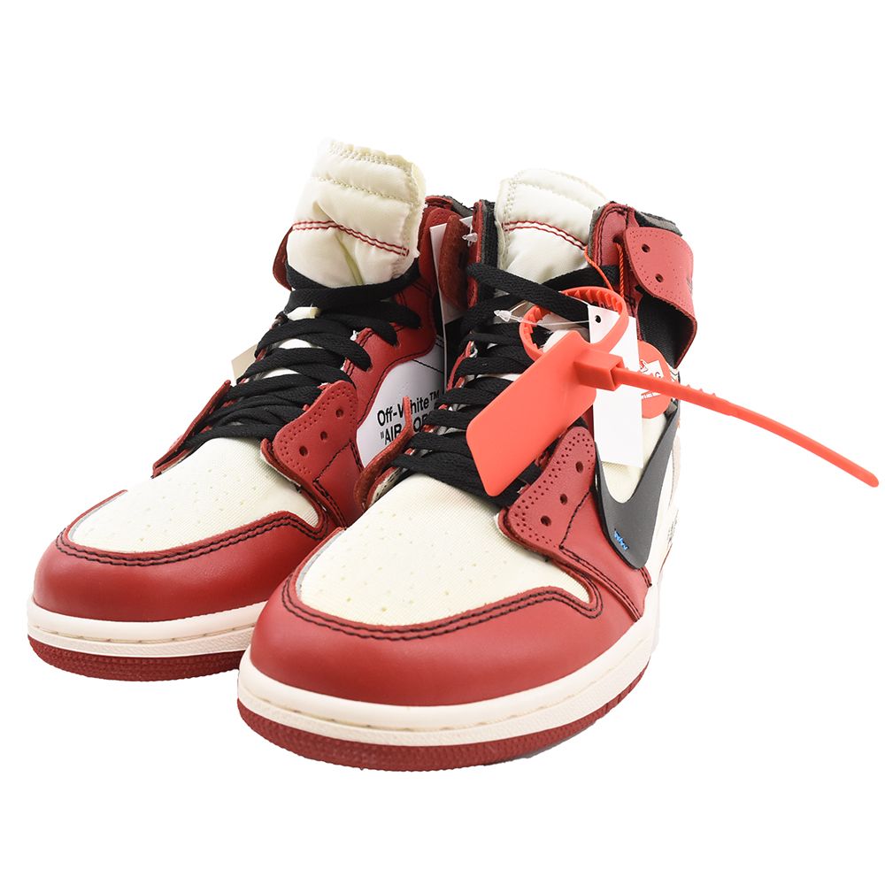 NIKE ナイキ ×OFF-WHITE THE 10 AIR JORDAN 1 CHICAGO オフホワイト
