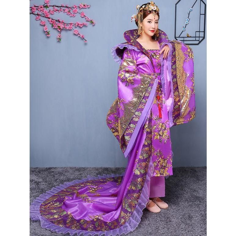 漢唐時代中国風ウエディングドレス 中国古代宮廷衣装