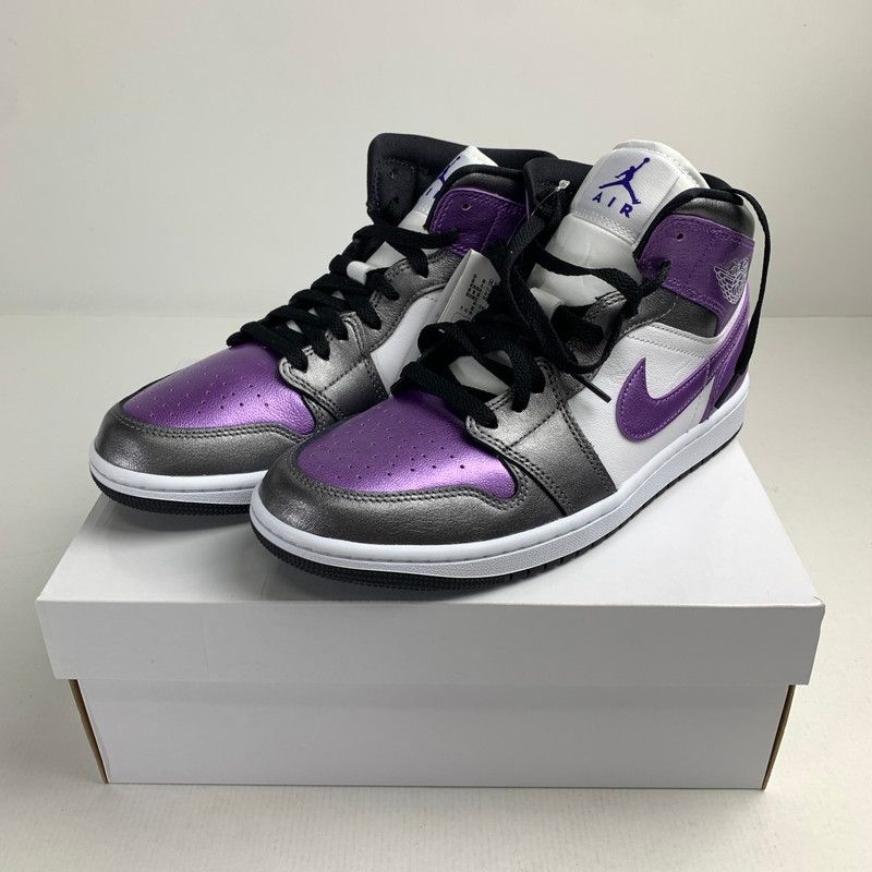 NIKE HJ5911-105 AIR JORDAN 1 MID ”METALLIC PURPLE” スニーカー 靴 ナイキ 160-250531-st-02-fuz