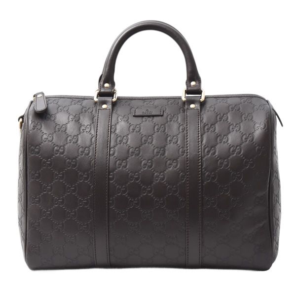 グッチ バッグ レディース メンズ ボストンバッグ グッチシマ カーフ ブラウン GUCCI 265697