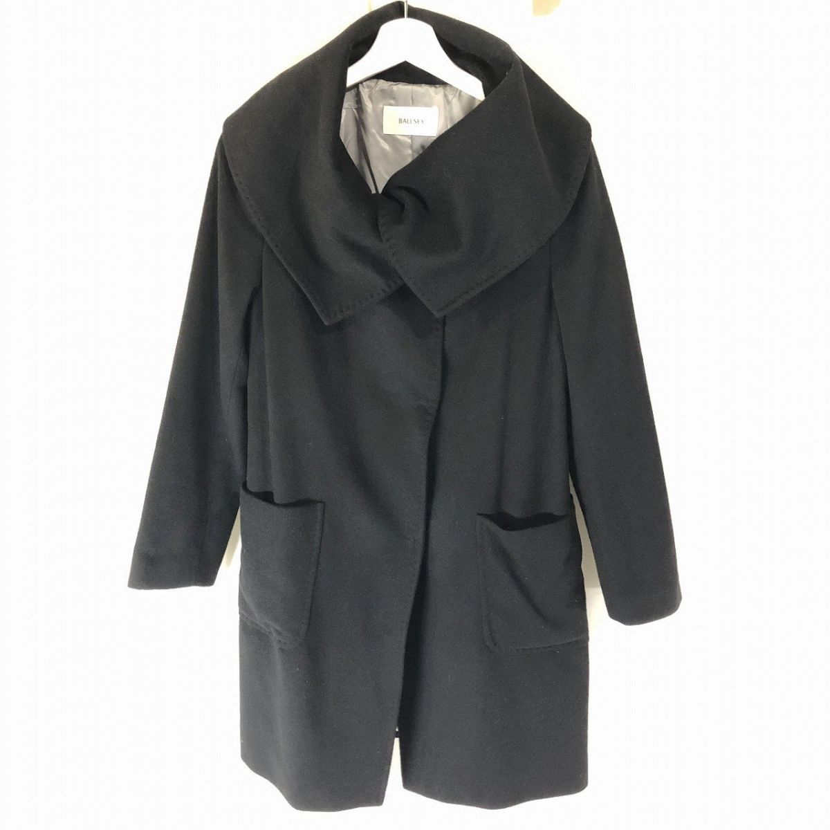 BALLSEY トゥモローランド 美品 イタリア産 Breschi カシミヤコート 38  