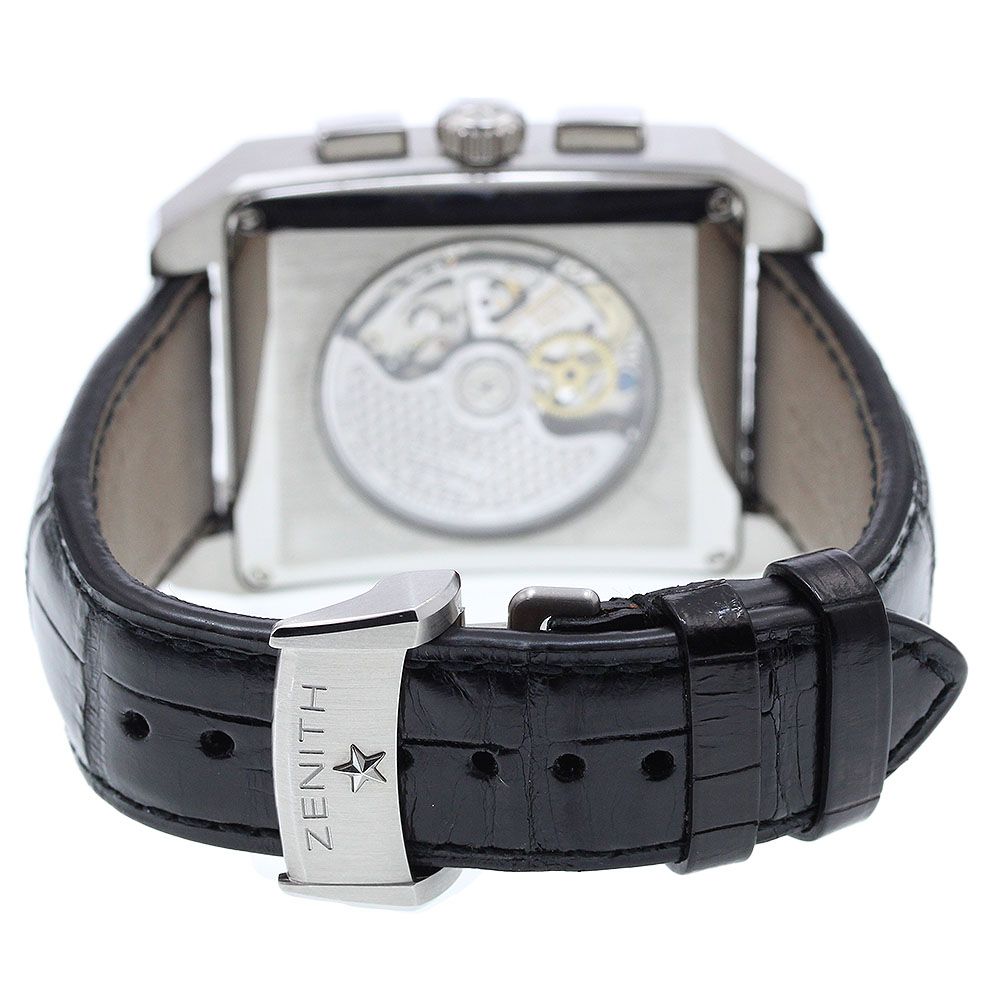  ゼニス ZENITH 03 0550 4021 グランド ポートロワイヤル オープン パワーリザーブ 自動巻き メンズ 箱 保証書付き_913461 自動巻き時計 腕時計(アナログ)