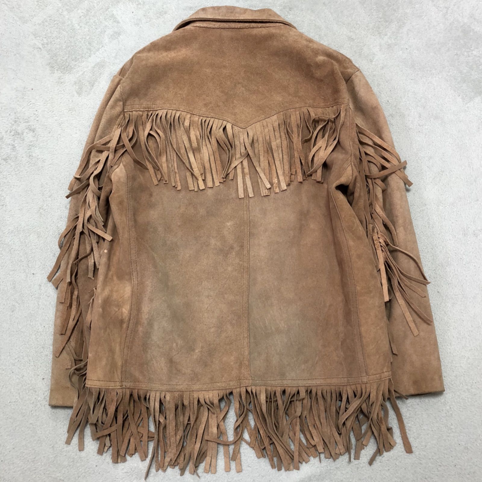 DEP'T メキシコ製 レザージャケット ウエスタンジャケット フリンジ