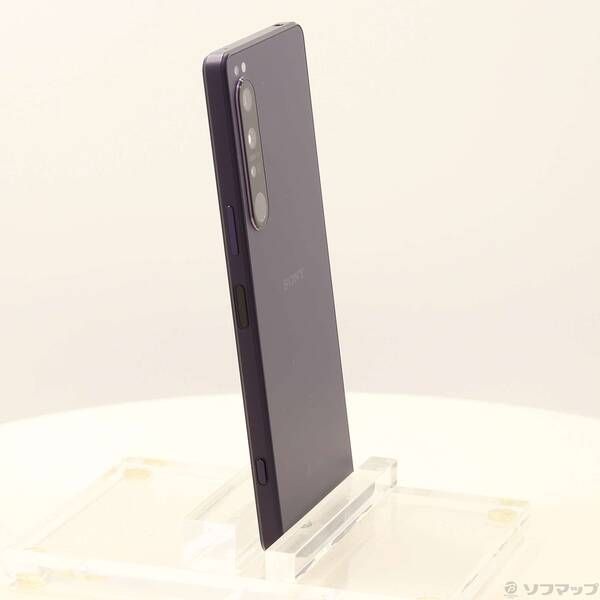 中古品〕 Xperia 1 IV 256GB パープル SO-51C docomo SIMフリー