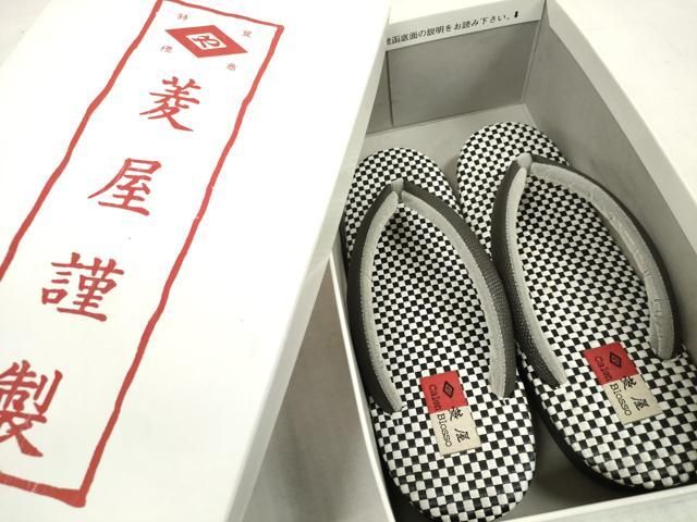 平和屋本店□和装小物 菱屋 Calen Blosso カレンブロッソ カフェ草履 М  