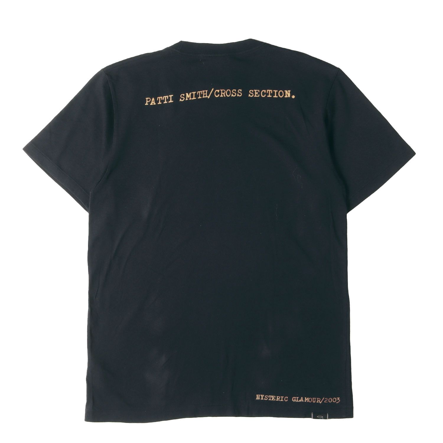【希少】ヒステリックグラマー × パティスミス Tシャツ 2003年 古着 希少ヒステリックグラマー × パティスミス Tシャツ 2003年 古着
