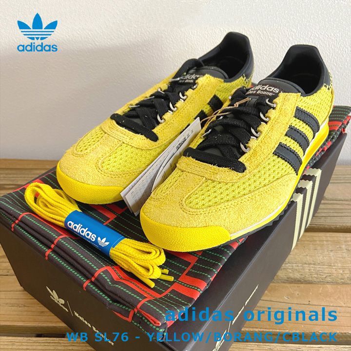 IH9906 ★ アディダス×ウェールズ・ボナー SL76 ★ Yellow adidas × Wales Bonner SL76 