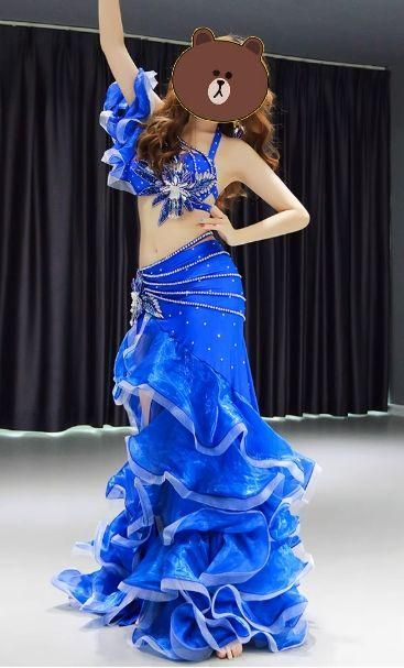 ベリーダンス衣装 トップスブラ スカート インナーパンツ付 オーダー