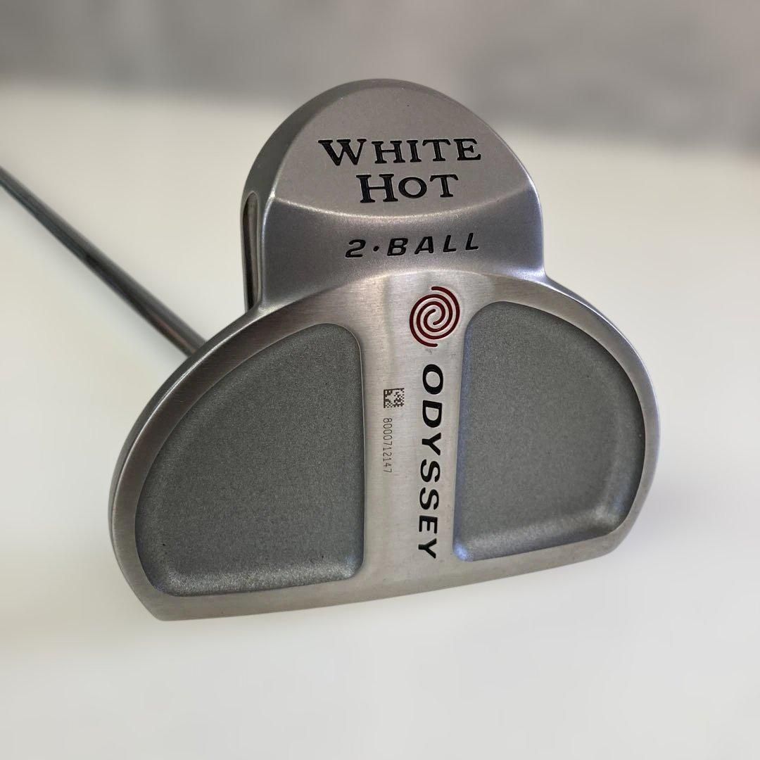 オデッセイ ホワイトホット 2 BALL 34インチ パター 純正スチール オデッセイ ホワイトホット 2 BALL 34インチ パター 純正