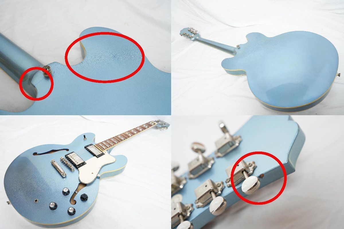 ☆Epiphone☆RIVIERA II ML ブルーメタリック 2009年製 ノエル