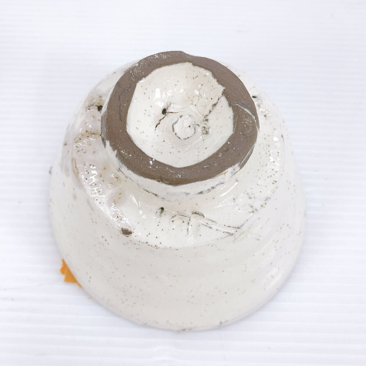 梅山窯 中村康平 粉引茶碗 美品 共箱 石川 大樋 茶道具 骨董品