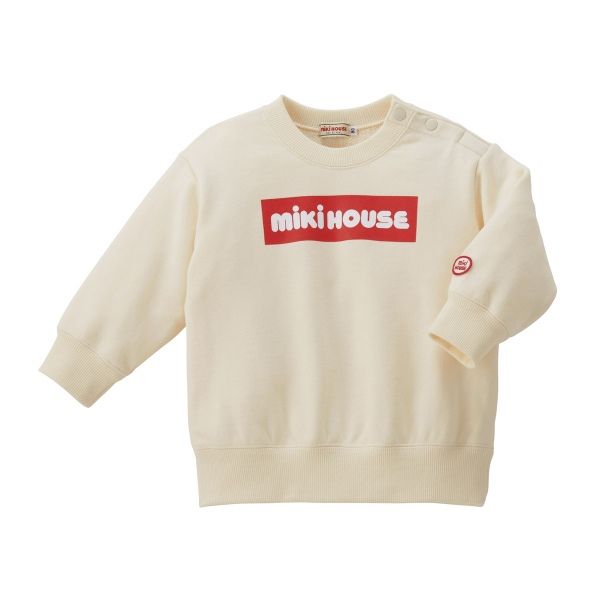 MIKIHOUSE ロゴトレーナー 120cm MIKI HOUSE mikihouse【ミキハウス】トレーナー キッズ ベビー